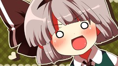 White hair faces short hair konpaku youmu touhou open mouth 