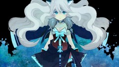 White hair long hair anime girls vocaloid SeeU