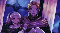 White hair red eyes anime girls blue eyes artwork anime boys 