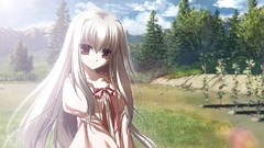 White hair red eyes anime girls visual novels Sion (Eden) Eden: 