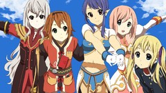 White hair red eyes blondes blue eyes green eyes k - on long 