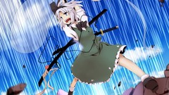 White hair short hair konpaku youmu touhou video games
