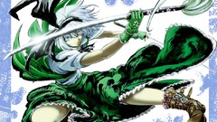 White hair short hair konpaku youmu touhou video games