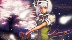 White hair short hair konpaku youmu touhou video games