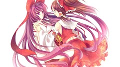 White hakurei reimu touhou miko video games Simple Background 