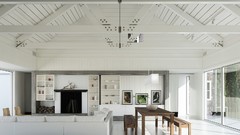 White interior living room