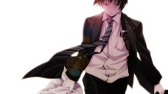 White Japan Anime tie pens Bags suit male school uniforms 