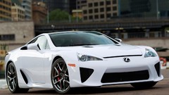 White lexus lfa