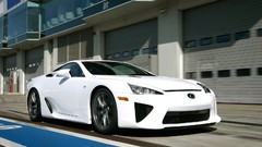 White lexus lfa