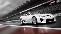 White lexus lfa