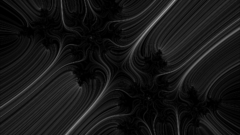 White lines fractal Art