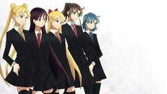 White mafia sailor moon seifuku rei makoto kino ami mizuno