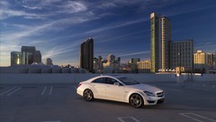 White Mercedes-Benz Mercedes Benz CLS63 AMG