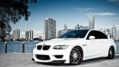 White Miami bmw m3
