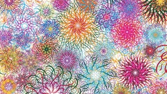 White multicolor swirls Incase Ryan McGinness