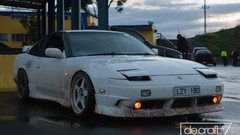 White nissan silvia