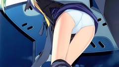 White panties anime girls