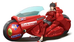 White parody Ribbons brown eyes short hair hakurei reimu touhou 