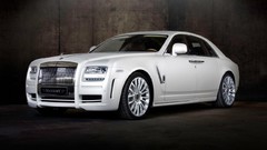 White phantom Rolls Royce mansory