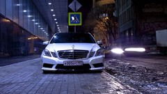 White Russia Mercedes-Benz E-Class