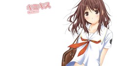 White school uniforms kimikiss Simple Background