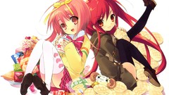 White shakugan no shana nanatsuiro drops seifuku thigh highs 