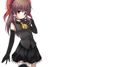 White skirts anime girls hakurei reimu touhou Simple Background 