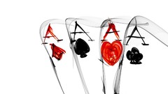 White smoke Cards poker artwork