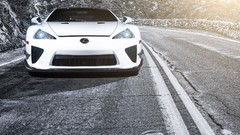 White static lexus lfa