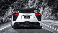 White static lexus lfa
