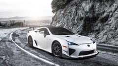 White static lexus lfa