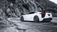 White static lexus lfa