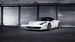 White supercar ferrari 458 italia 458 italia ferrari 458