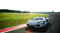 White track Sports Car cars Lamborghini Supercars 