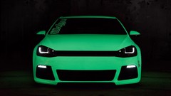 White tuning cars Volkswagen Golf