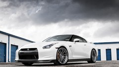 White tuning cars wheels front Nissan Speed vehicles sports 