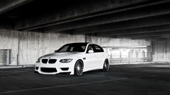 White tuning cars wheels Speed bmw m3 vehicles racing sports 