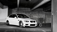 White tuning cars wheels Speed bmw m3 vehicles racing sports 