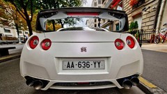 White tuning Nissan Nissan GTR Spec-V Nissan GT-R Egoist