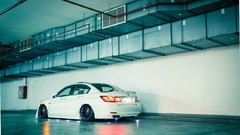 White tuning parking saudi arabia bmw 7 series