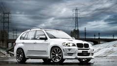 White tuning vehicles vossen bmw x5 German cars