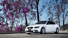 White wheels BMW bmw m3 BMW E92