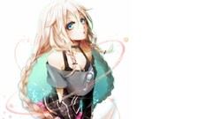 White white background blondes vocaloid ia Simple Background