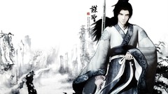 White white background comics Swords swordsman comic style 