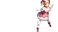 White white background gloves mahou shoujo madoka magica tomoe 
