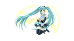 White wings anime girls hatsune miku vocaloid reality Simple 