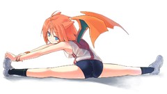 White wings Anime Subaru Pokemon anime girls blue eyes 