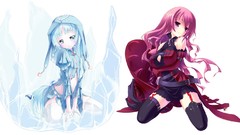 White woman anime girls