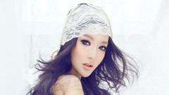 White woman asians brunettes models