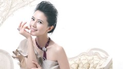 White woman asians brunettes models